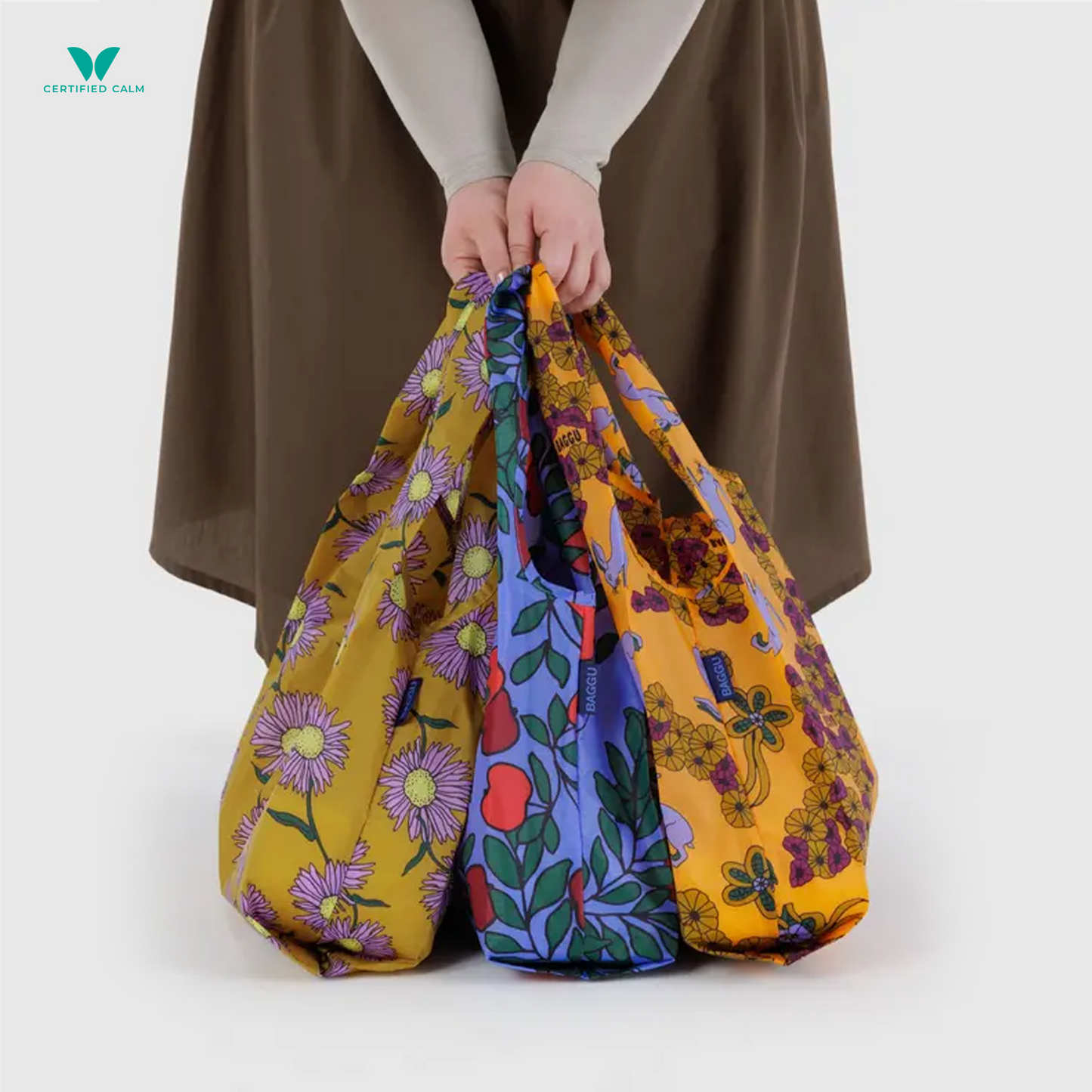 Set of 3 Standard Baggu Reusable Bags