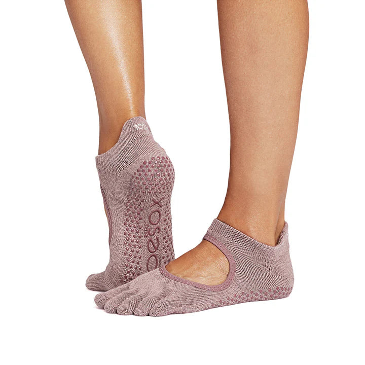 ToeSox Grip Socks Full Toe Bellarina