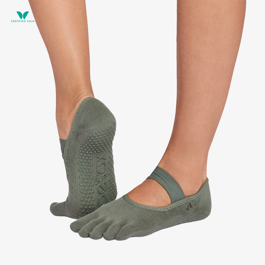 ToeSox Grip Socks Full Toe Mia