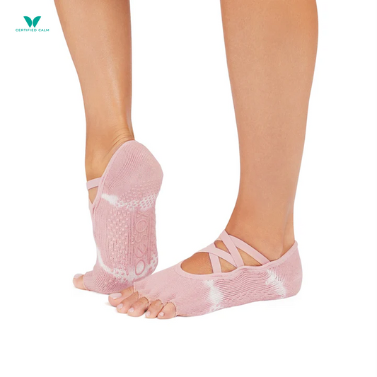 ToeSox Grip Socks Half Toe Elle