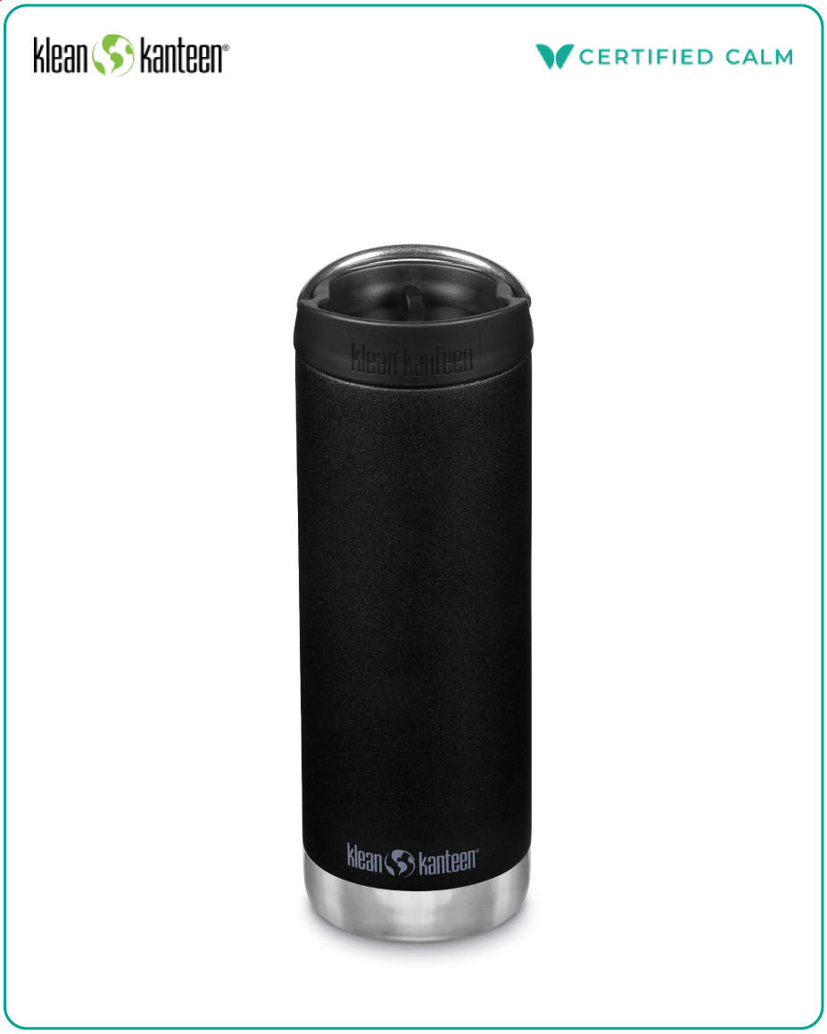 Klean Kanteen 16oz TKWide w/ Café Cap Black