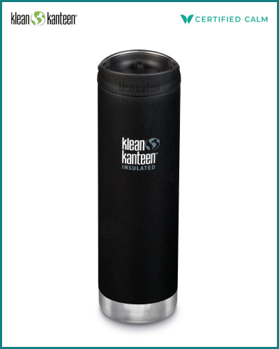 Klean Kanteen 20oz TKWide w/ Café Cap Shale Black