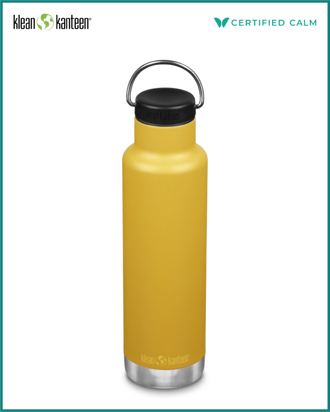 Name That Bottle Klean Kanteen 20oz Insulated Classic (w/ Loop Cap) Marigold