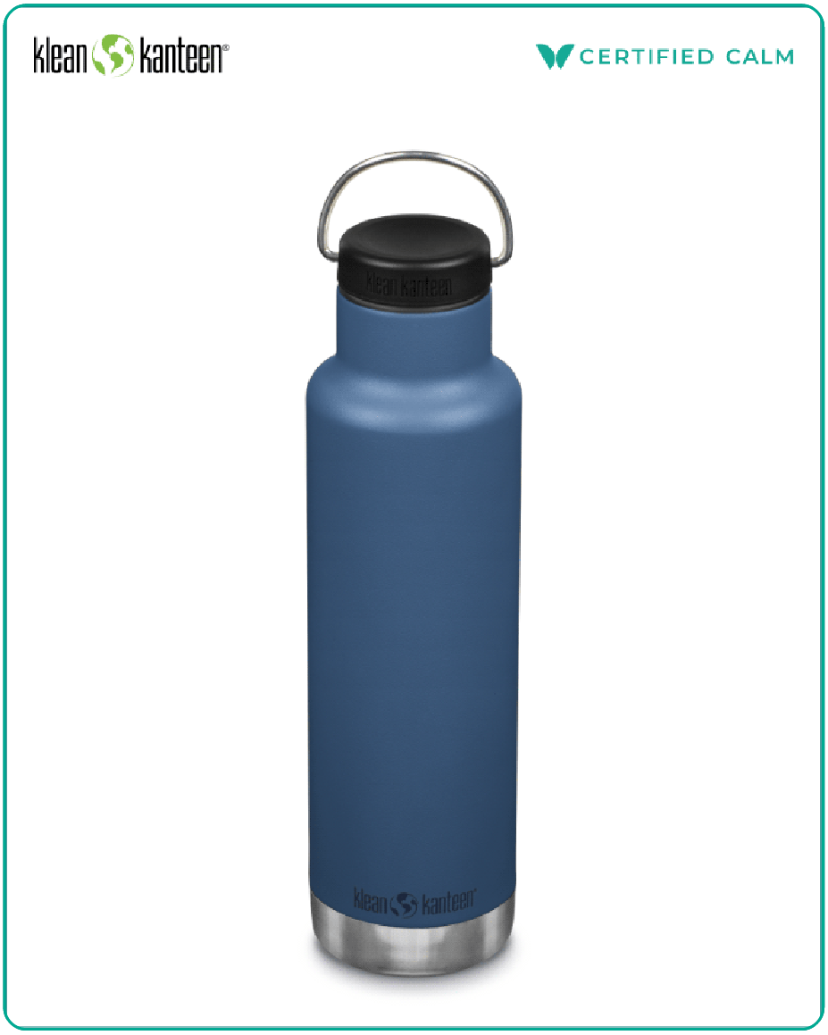 Klean Kanteen 20oz Insulated Classic w/ Loop Cap Real Teal