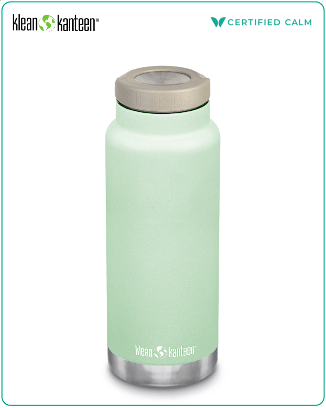 Klean Kanteen 32oz TKwide w/ Loop Cap Neo Mint