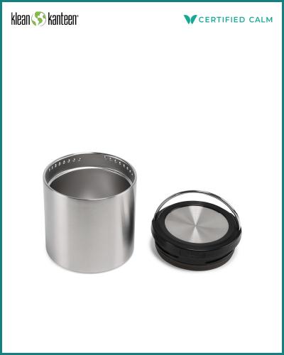 Name That Bottle Klean Kanteen 8oz TK Canister (w/ Insulated Lid) Brushed Stainless