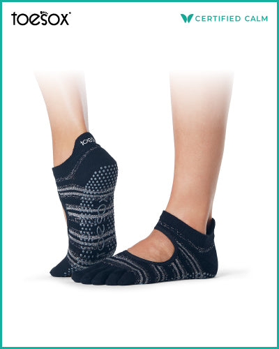 Toesox Grip Socks Bellarina Full Toe Solstice