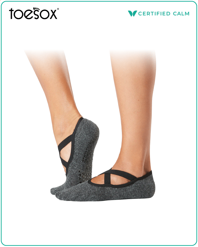 Tavi Noir Grip Socks Chloe Full Toe Shadow