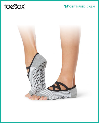 Toesox Grip Socks Elle Half Toe Be Mine