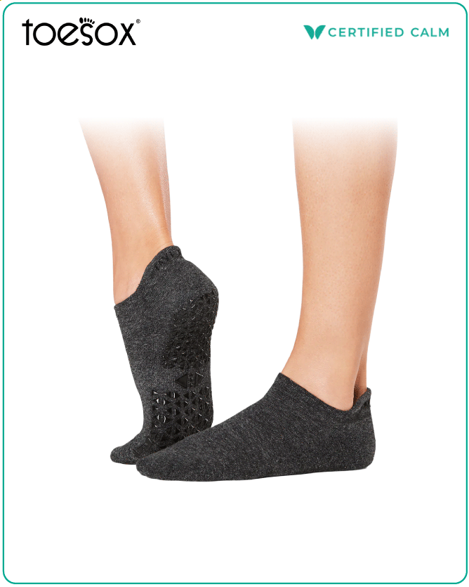 Tavi Noir Grip Socks Savvy Full Toe Shadow