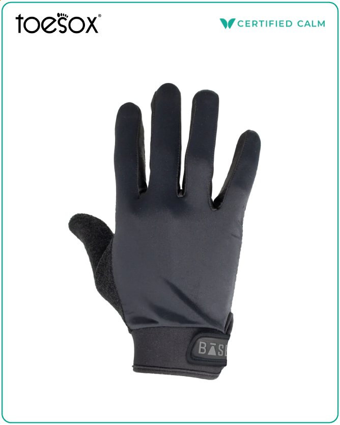 Toesox Training Grip Gloves Full Black