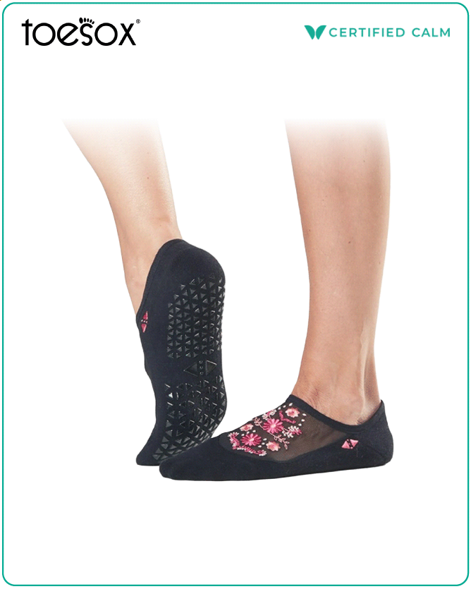 Tavi Noir Grip Socks Maddie Full Toe Boho