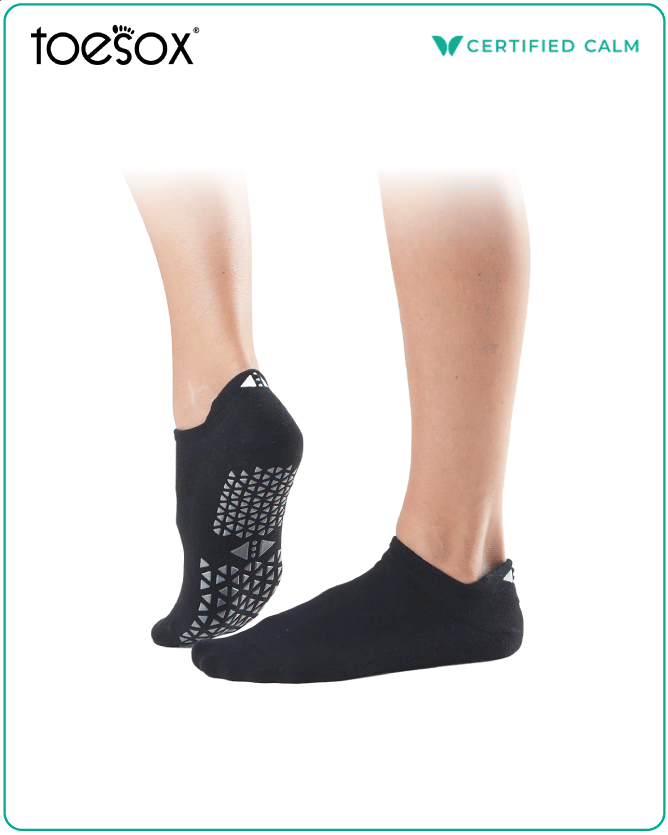 Tavi Noir Grip Socks Savvy Full Toe Ebony