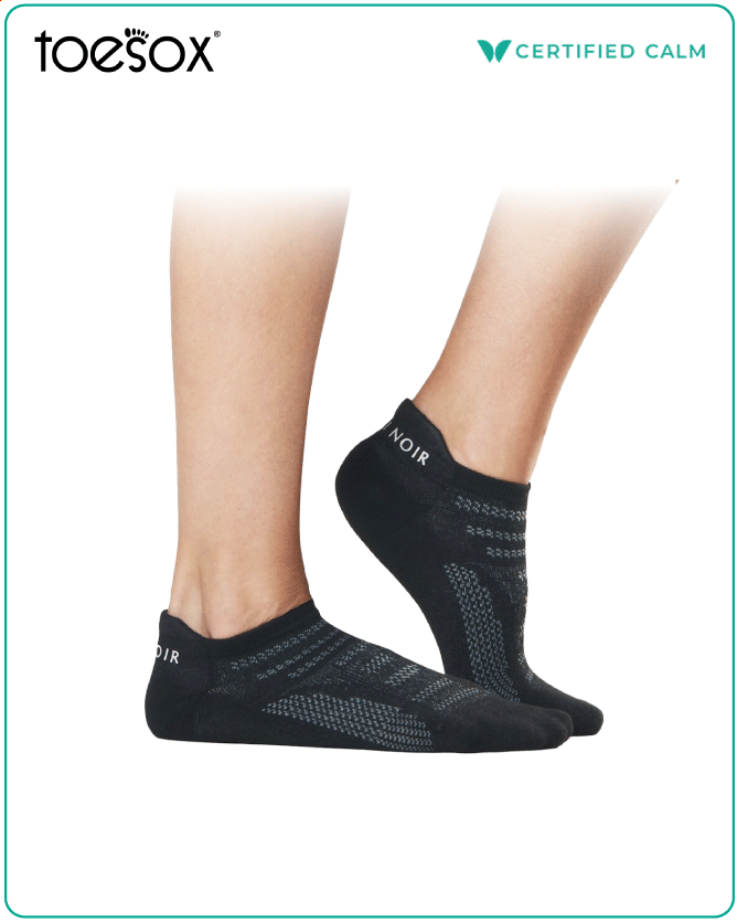 Tavi Noir Sports Socks Taylor Full Toe Ebony