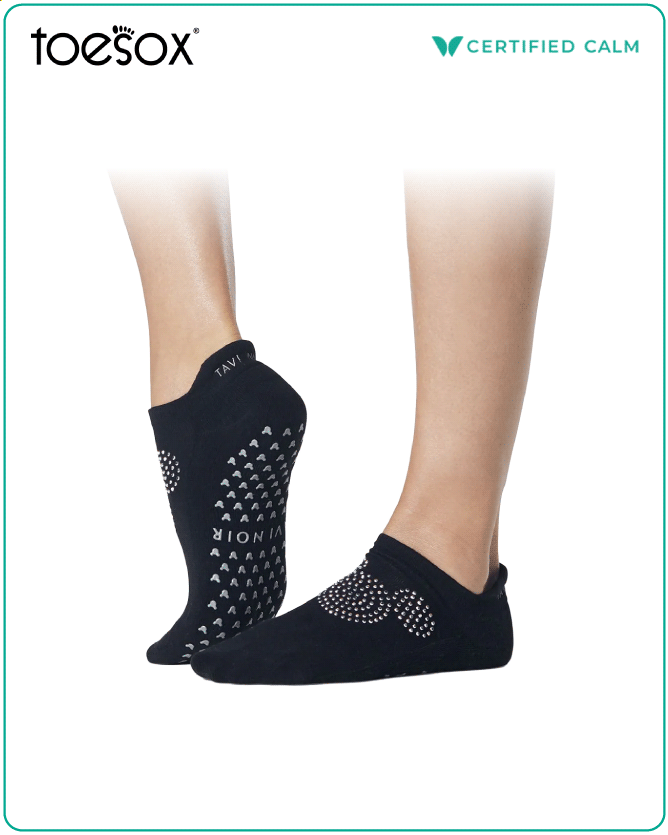 Tavi Noir Grip Socks Savvy Full Toe Disco Mickey