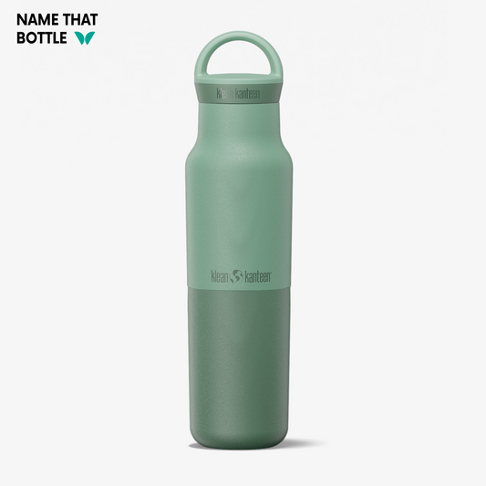 Name That Bottle 12oz Rise Classic (w/ Arch Loop Cap) - Iceberg Green