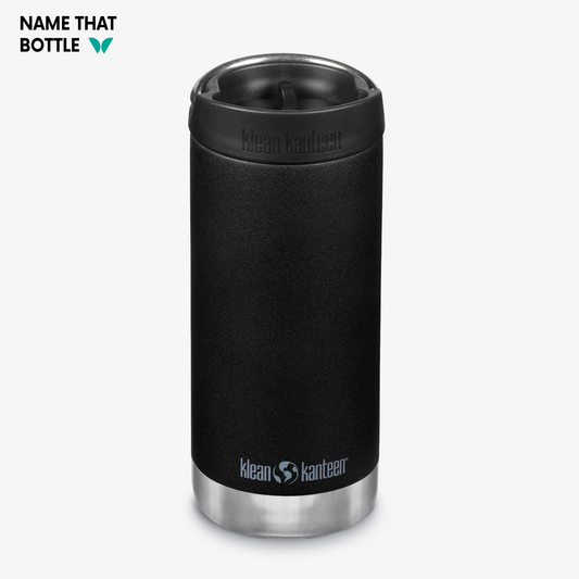 Name That Bottle 12oz TKWide Insulated Tumbler with Cafe© Cap - Black