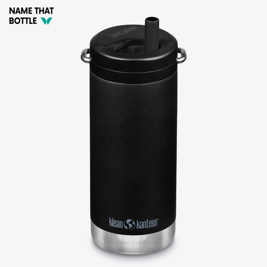 Name That Bottle 12oz TKWide Insulated Tumbler with Twist Cap - Black