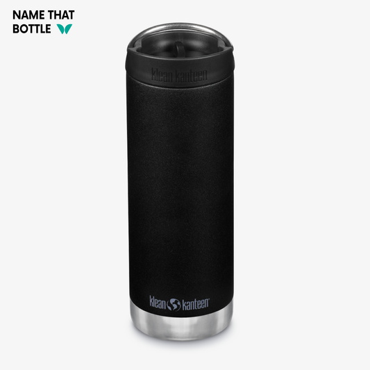 Name That Bottle 16oz TKWide Insulated Tumbler with Twist Cap - Black
