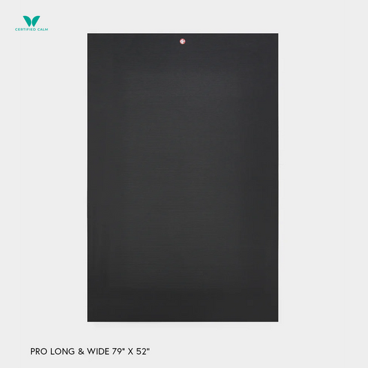 Manduka Pro® 79" Long and Wide 6mm - Black