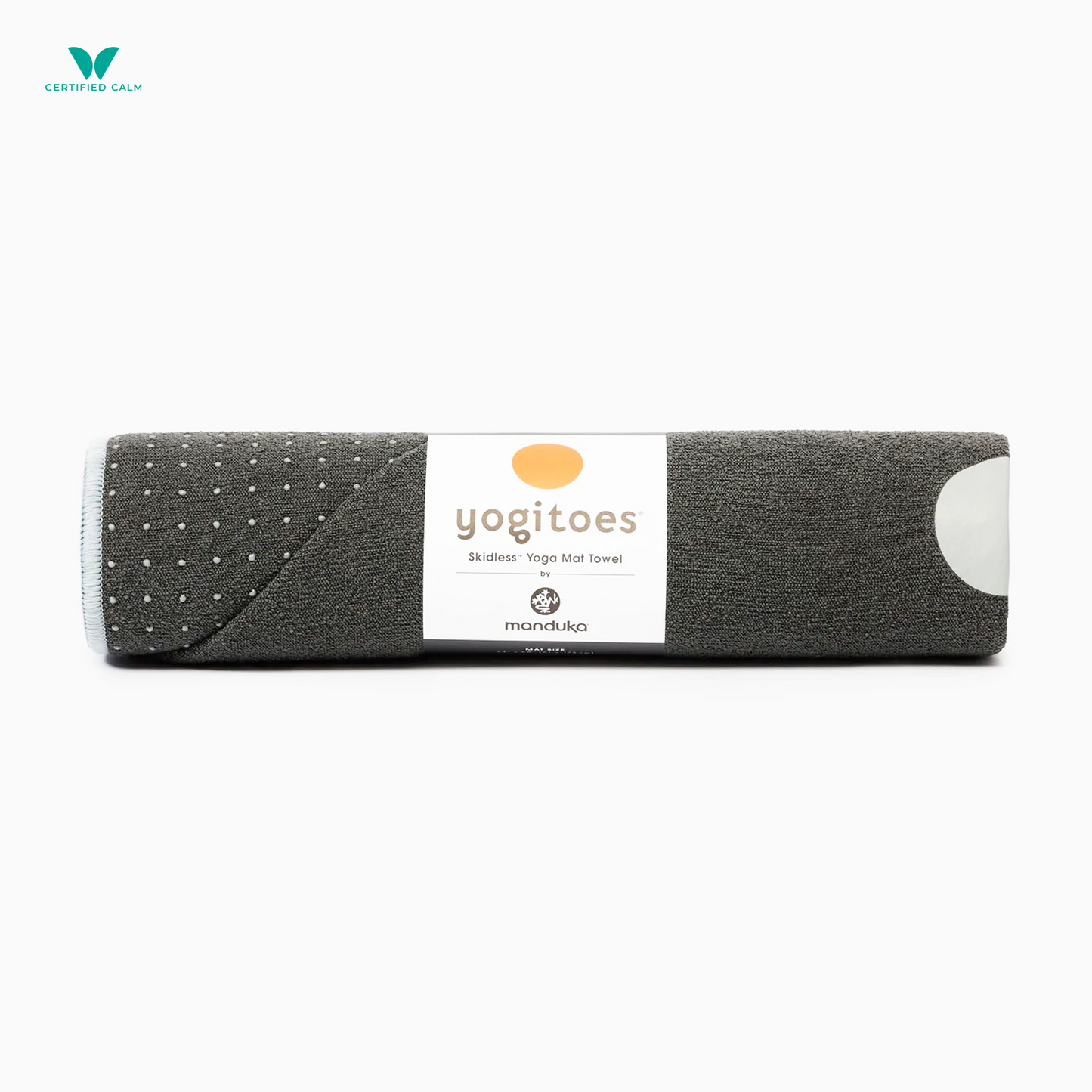 Manduka Yogitoes® Skidless Mat Towel 71" - Grey 2.0