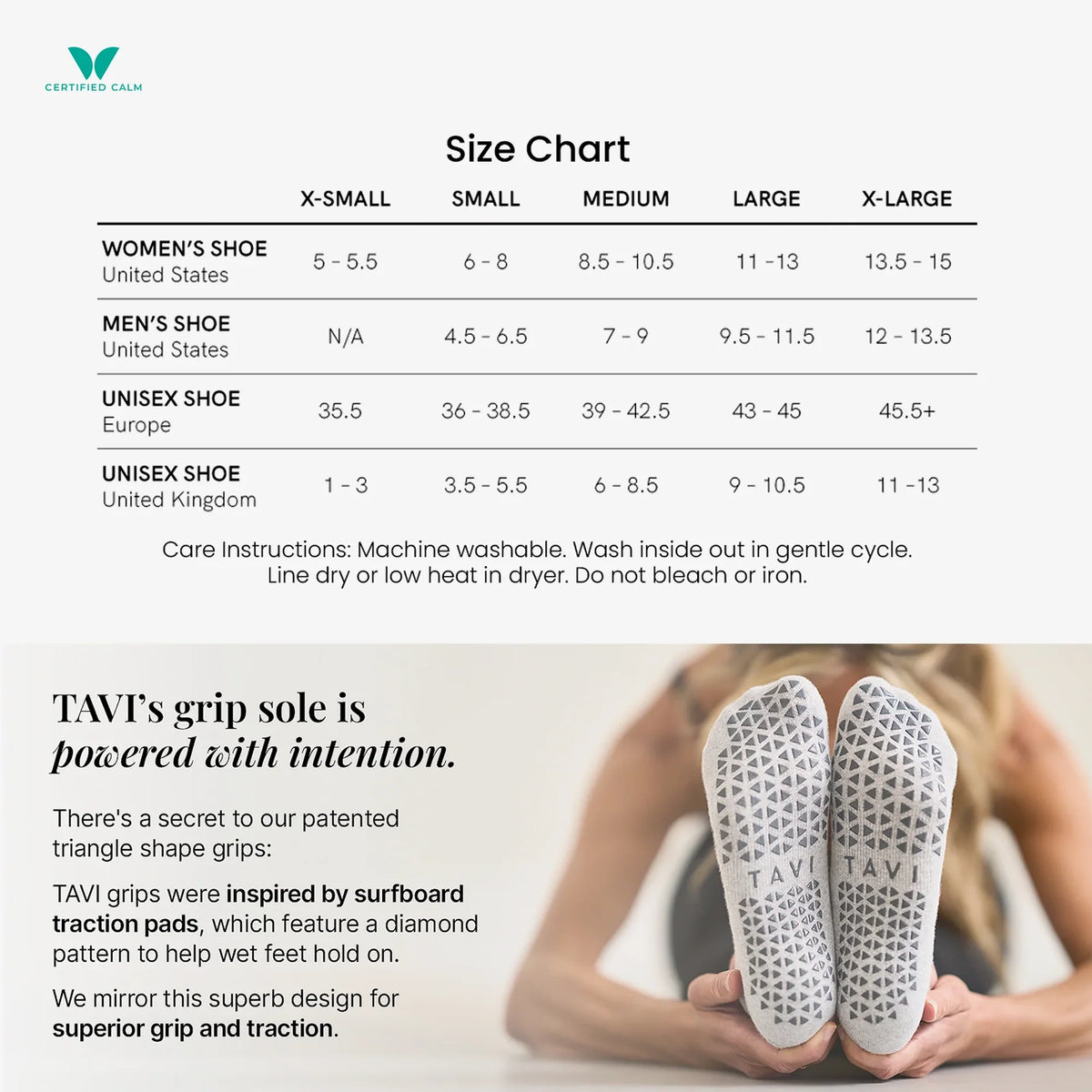 Tavi Noir Grip Socks Full Toe Chloe