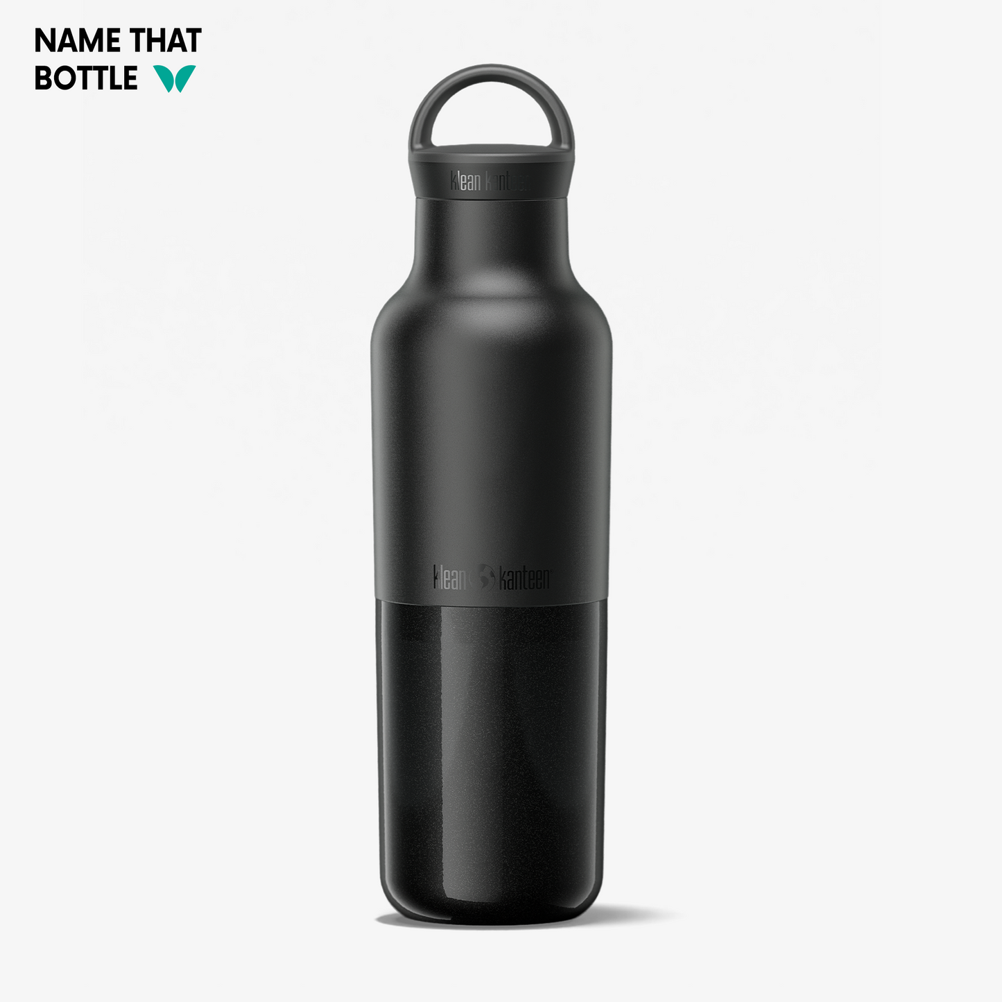 Name That Bottle 20oz Rise Classic (w/ Arch Loop Cap) - Black