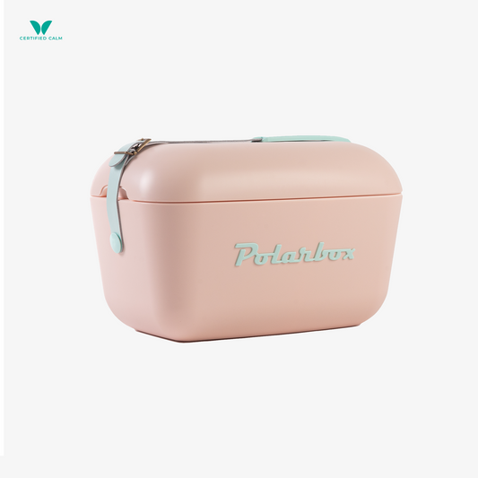 PolarBox Retro Cooler 12L -  Nude Cyan Pop