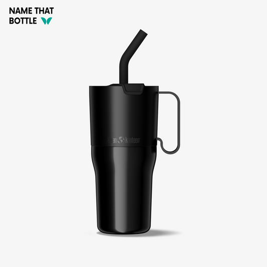 Name That Bottle 26oz Rise Tumbler with Straw Lid - Black