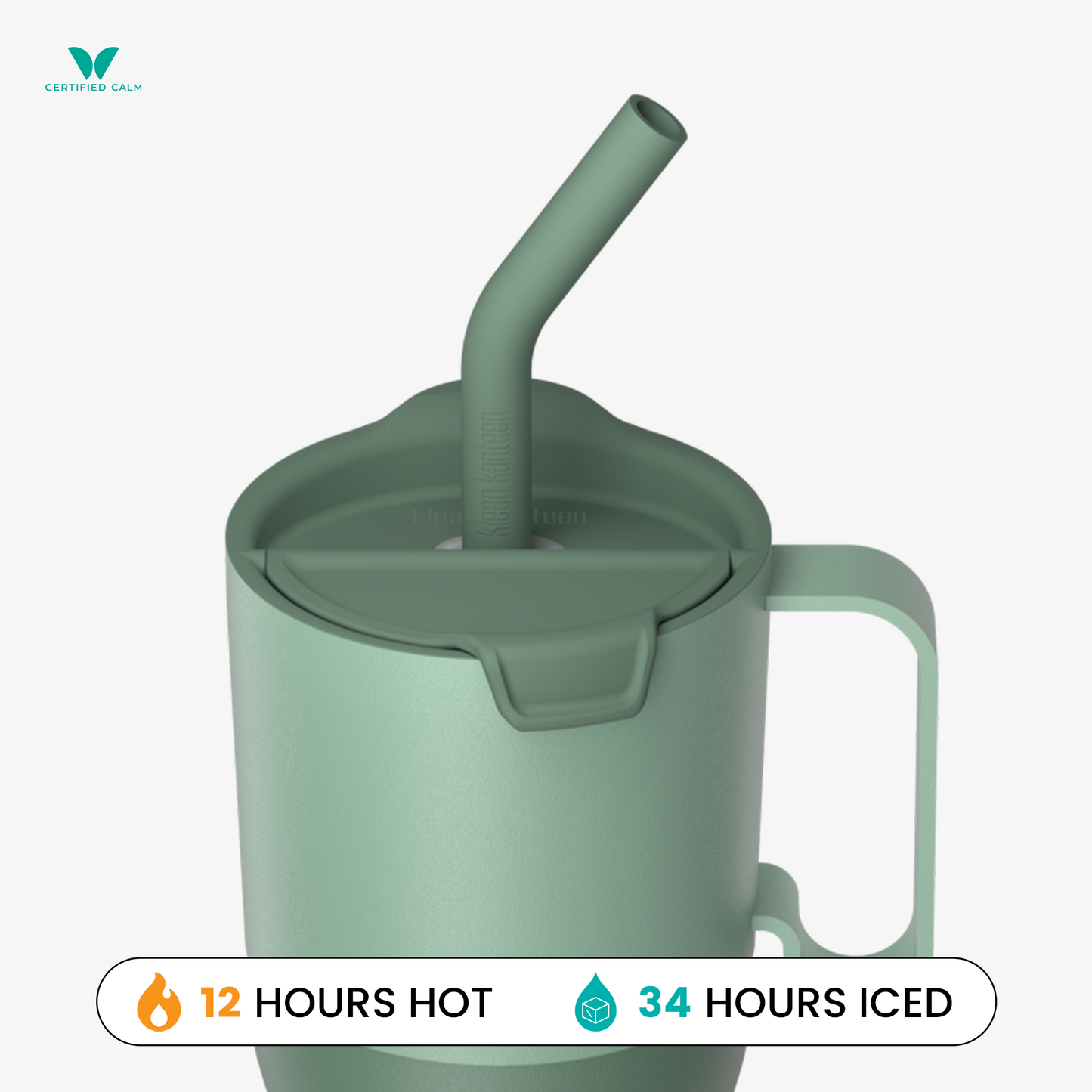 Klean Kanteen Rise 26oz Tumbler (w/ Flip Straw Lid Cap)