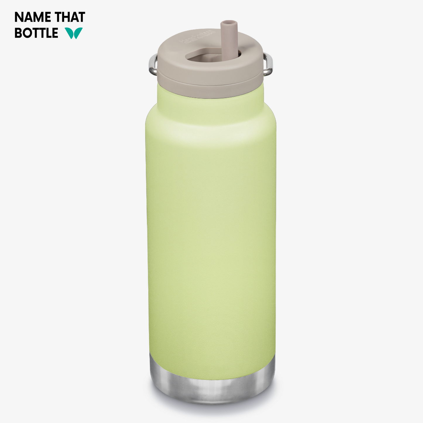Name That Bottle 32oz TKWide Insulated Water Bottle with Twist Cap - Shadow Lime