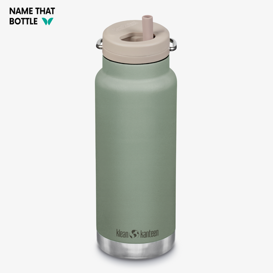 Name That Bottle 32oz TKWide Insulated Water Bottle with Twist Cap - Sea Spray