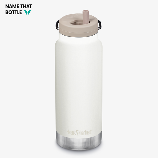 Name That Bottle 32oz TKWide Insulated Water Bottle with Twist Cap - Tofu