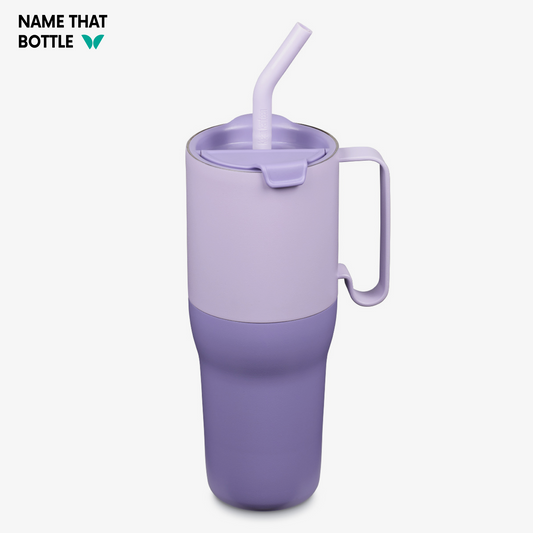 Name That Bottle 36oz Rise Tumbler with Straw Lid - Orchid Bloom