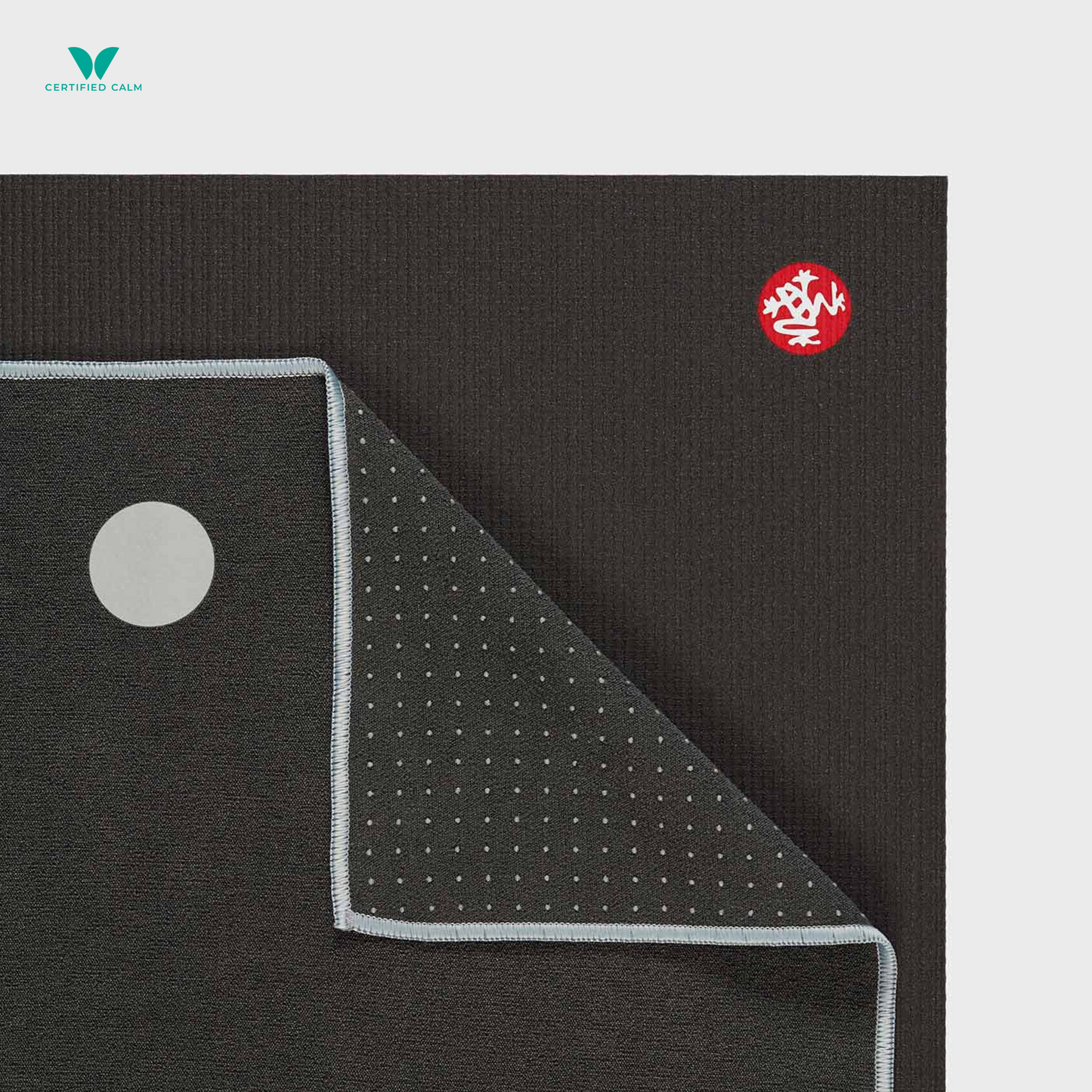 Manduka Yogitoes® Skidless Mat Towel 71" - Grey 2.0