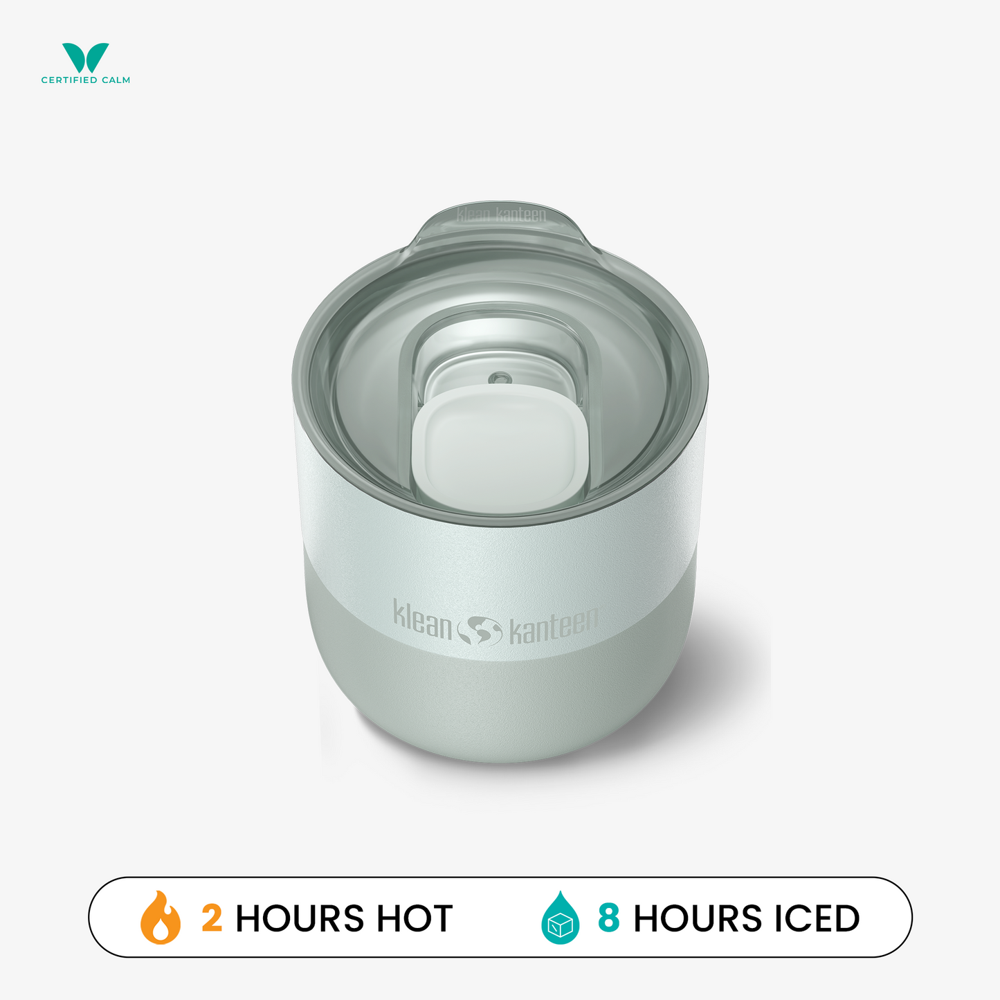 Klean Kanteen Rise 8oz Lowball (w/ Slide Lid)