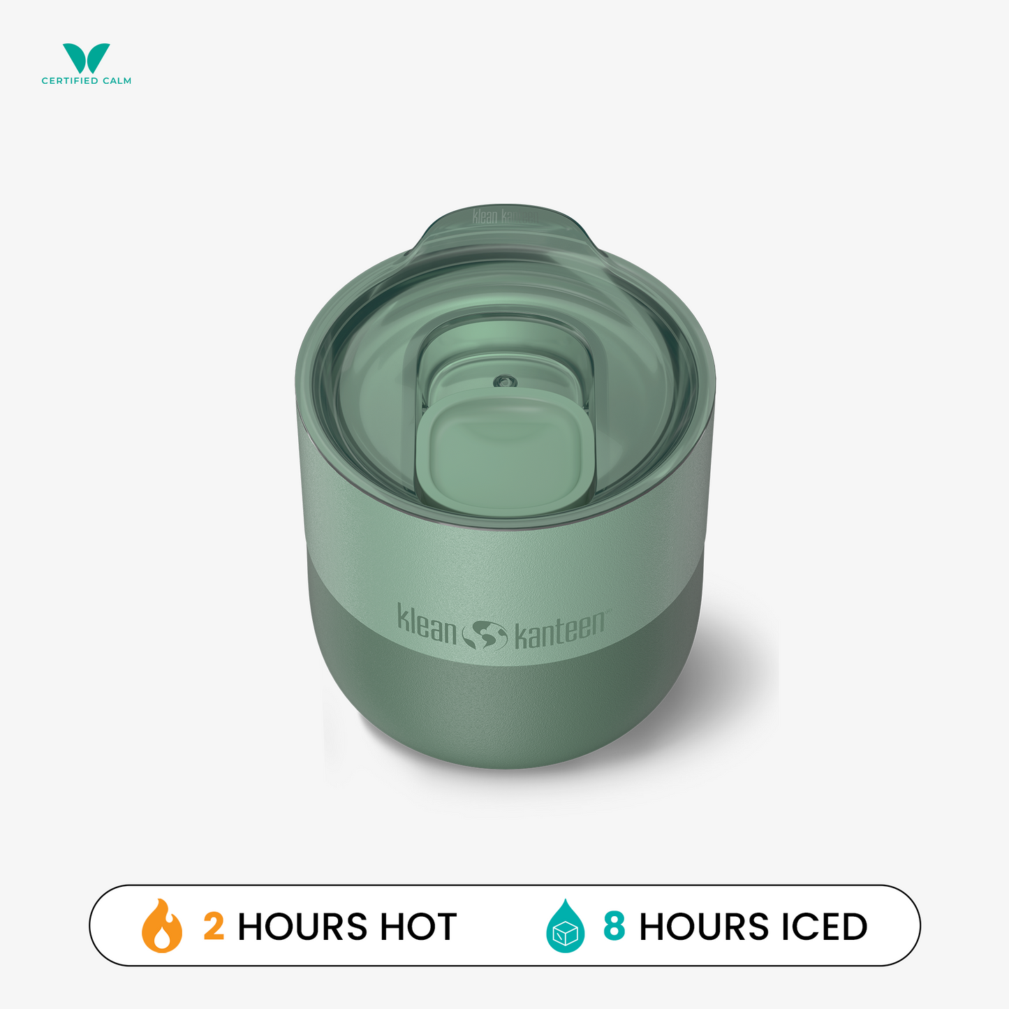 Klean Kanteen Rise 8oz Lowball (w/ Slide Lid)