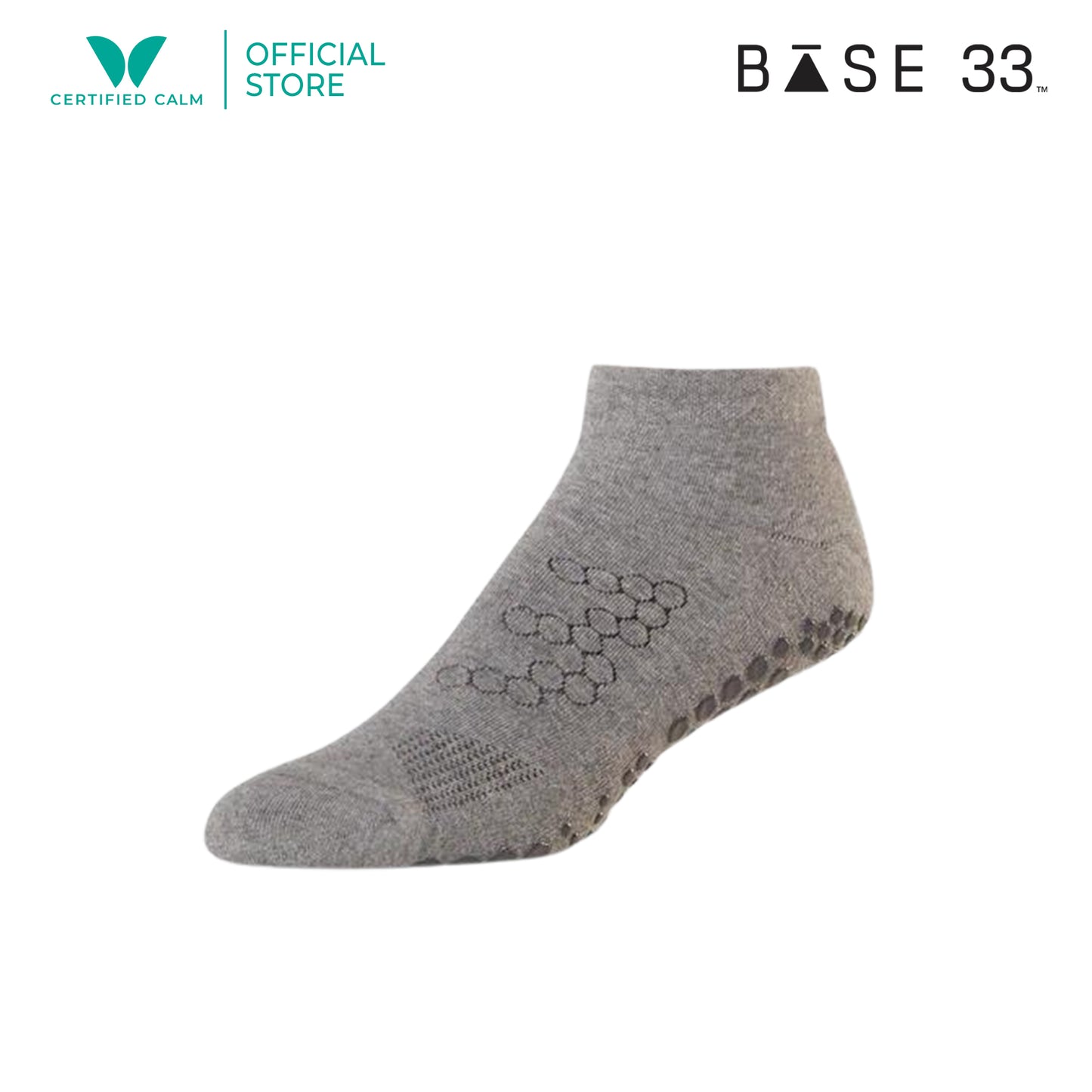 Base 33 Grip Socks Full Toe Low Rise
