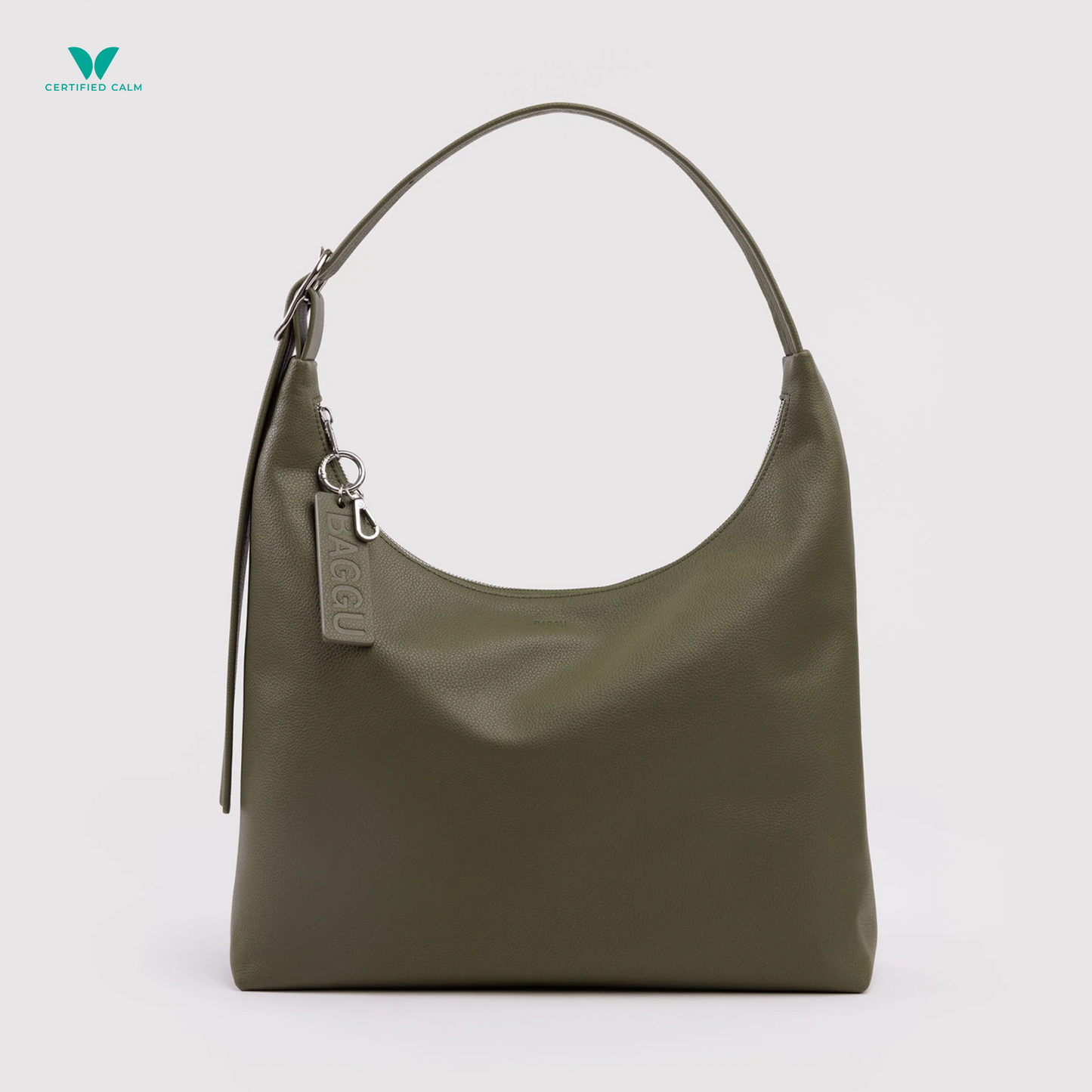 Baggu Recycled Leather Shoulder Bag