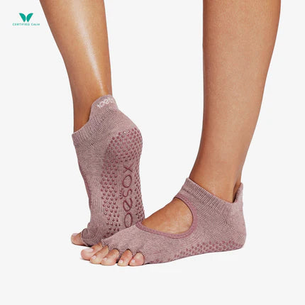 ToeSox Grip Socks Half Toe Bellarina