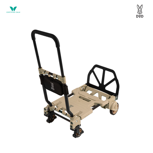 DoD Apartment Trolley Folding Luggage Carrier — Tan