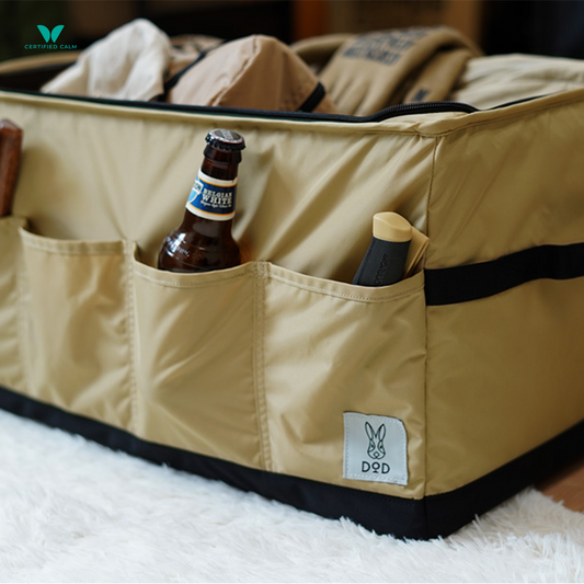 DoD Bony Guy Foldable Nylon Container Box - Tan