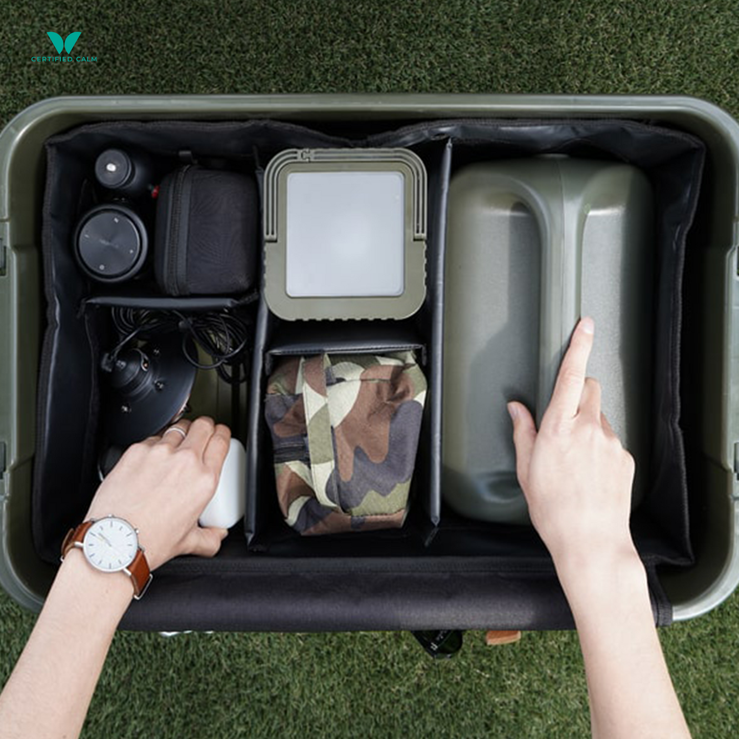 DoD Decent Guy Soft Container Organizer - Gray