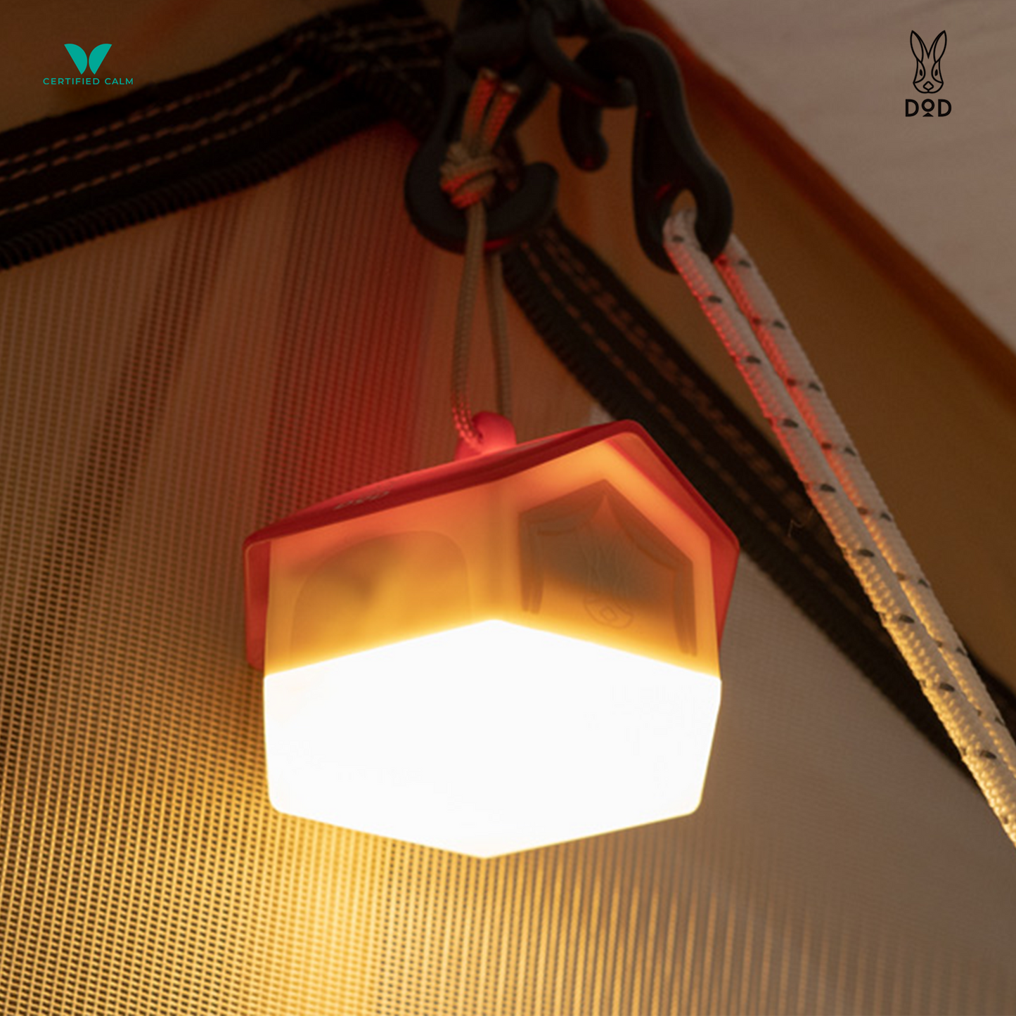 DoD Mini Kinoko Mushroom Tent Lights - Red