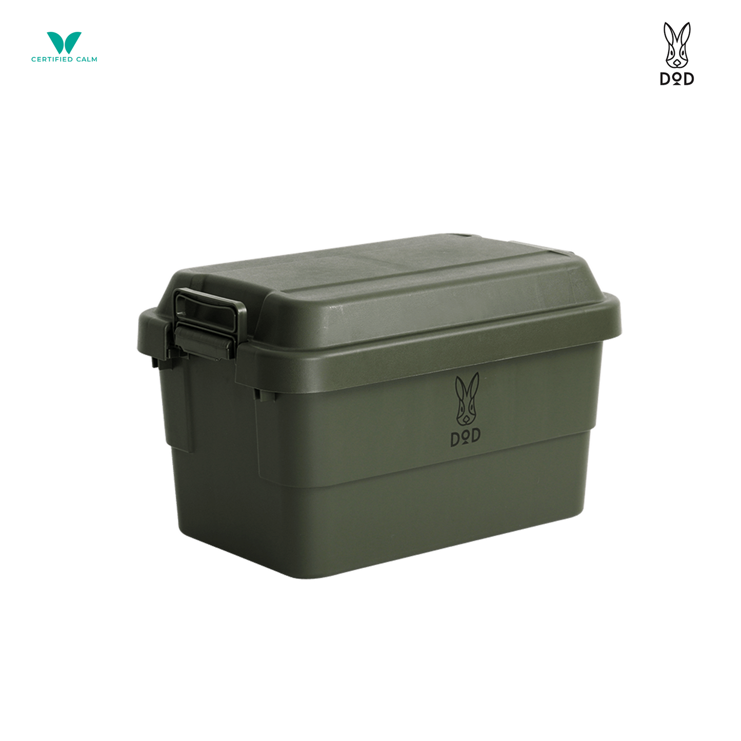 DoD Popular Guy Hard Poly-container Box - Khaki Small