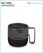 Name That Bottle Rise 14oz Mug (w/ Flip Lid) - Asphalt