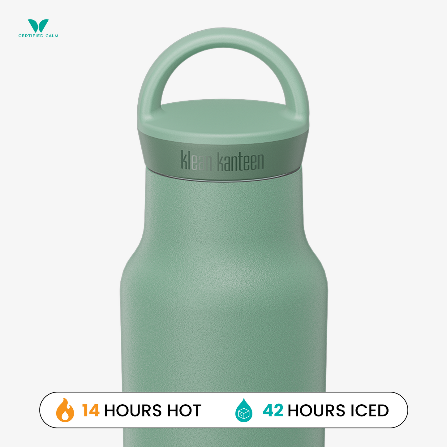 Klean Kanteen Rise 12oz Classic (w/ Arch Loop Cap)