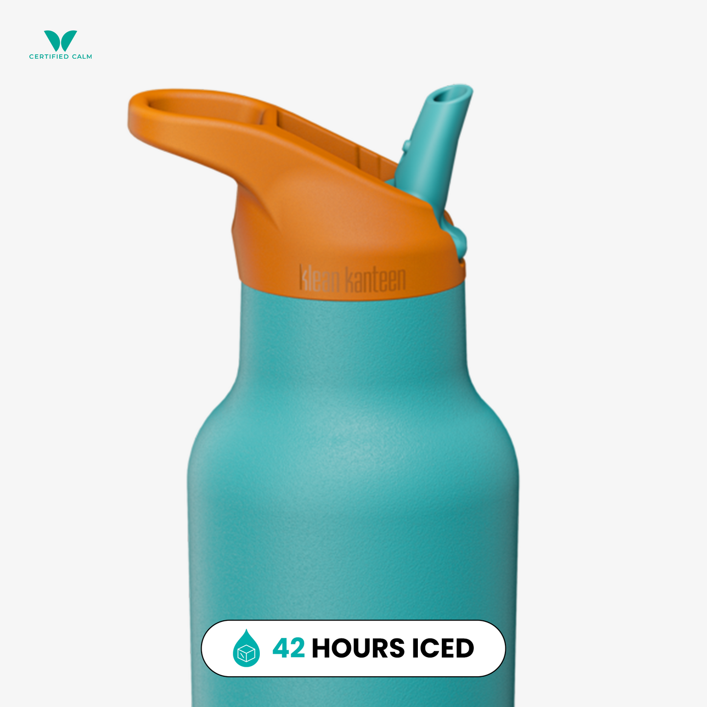 Klean Kanteen Rise 16oz Classic (w/ Flip Seal Sport Cap)