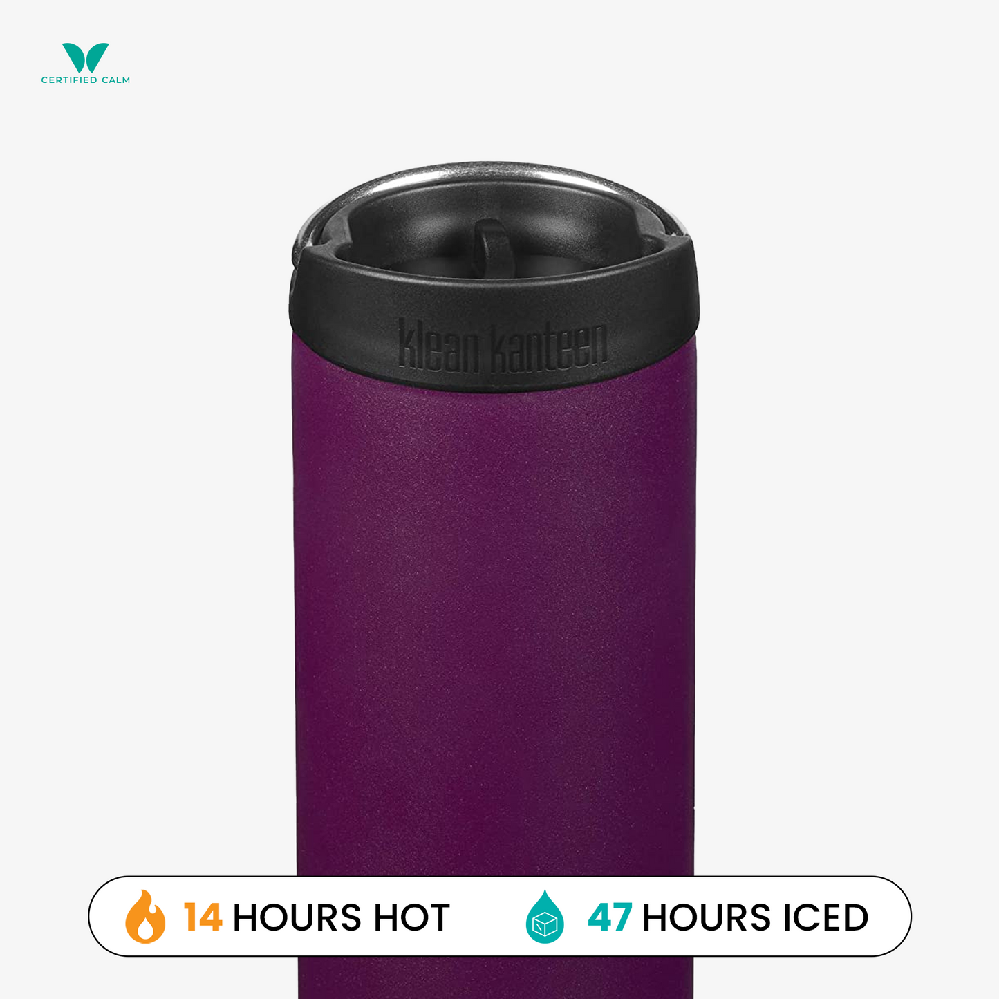 Klean Kanteen 16oz TKWide Insulated Tumbler with Café Cap