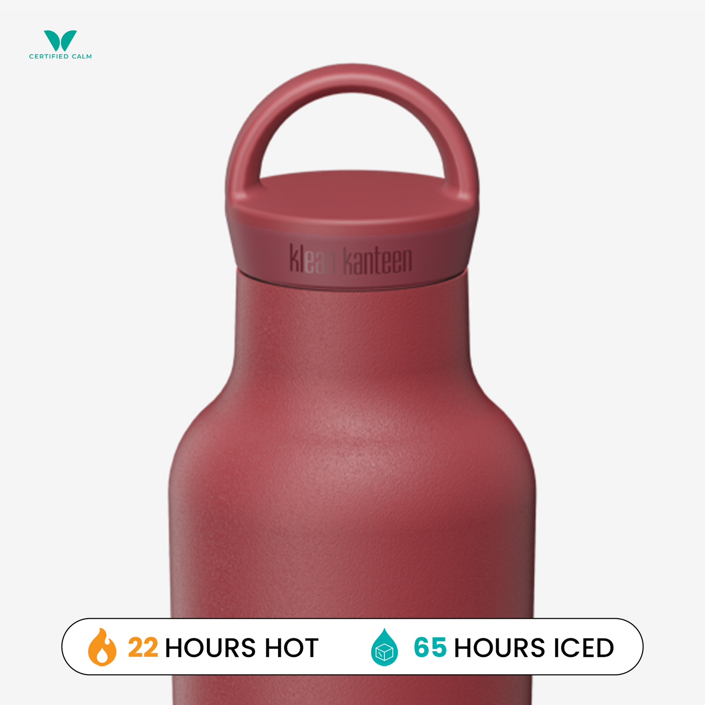 Klean Kanteen Rise 20oz Classic (w/ Arch Loop Cap)